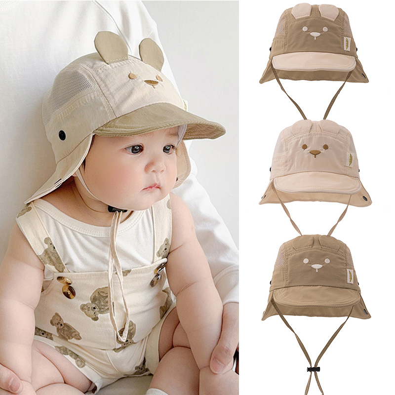 Fishing Hat - Boys Girls Neck Protection Kids Panama