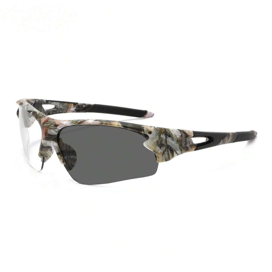Semi-Rimless Camouflage Sport  - Fishing Sunglasses Polarized incelemesi ve fiyatı