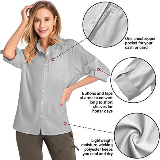 Women's Long Sleeve Sun Protec - Fishing Shirt Uv Protection incelemesi ve fiyatı