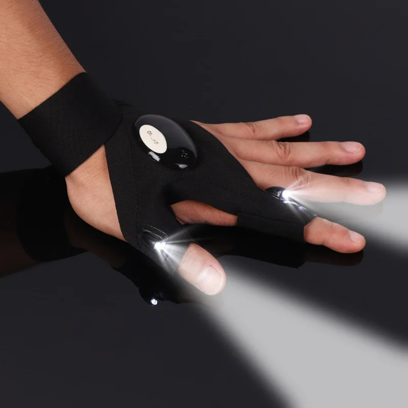 LED Half Finger Glove for Men  - Fishing Gloves incelemesi ve fiyatı