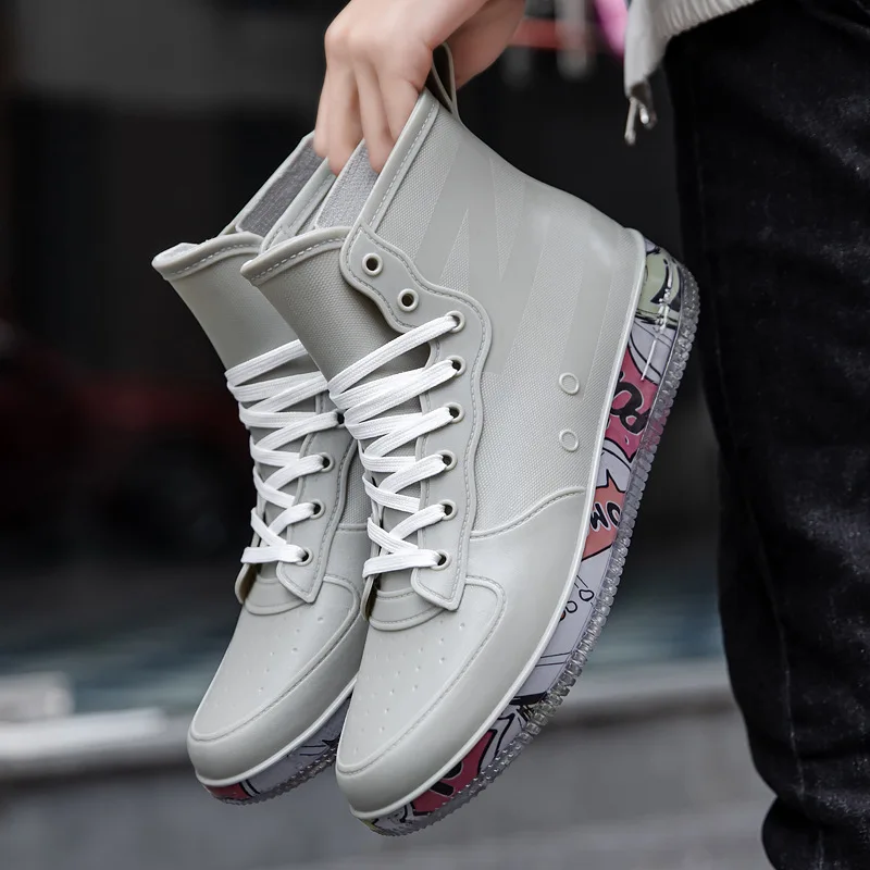 Men Rain Boots Fashion Trendy  - Fishing Boots incelemesi ve fiyatı