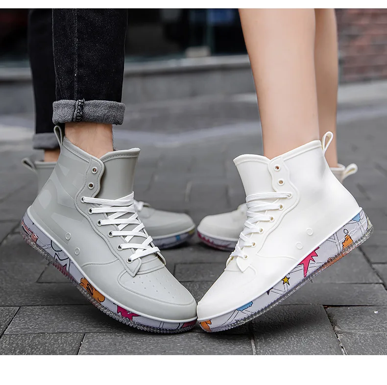 Men Rain Boots Fashion Trendy  - Fishing Boots incelemesi ve fiyatı