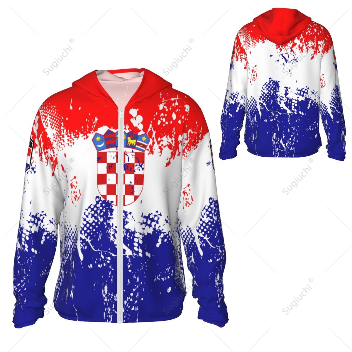 Croatia Flag Sun Protection Ho - Fishing Hoodie incelemesi ve fiyatı