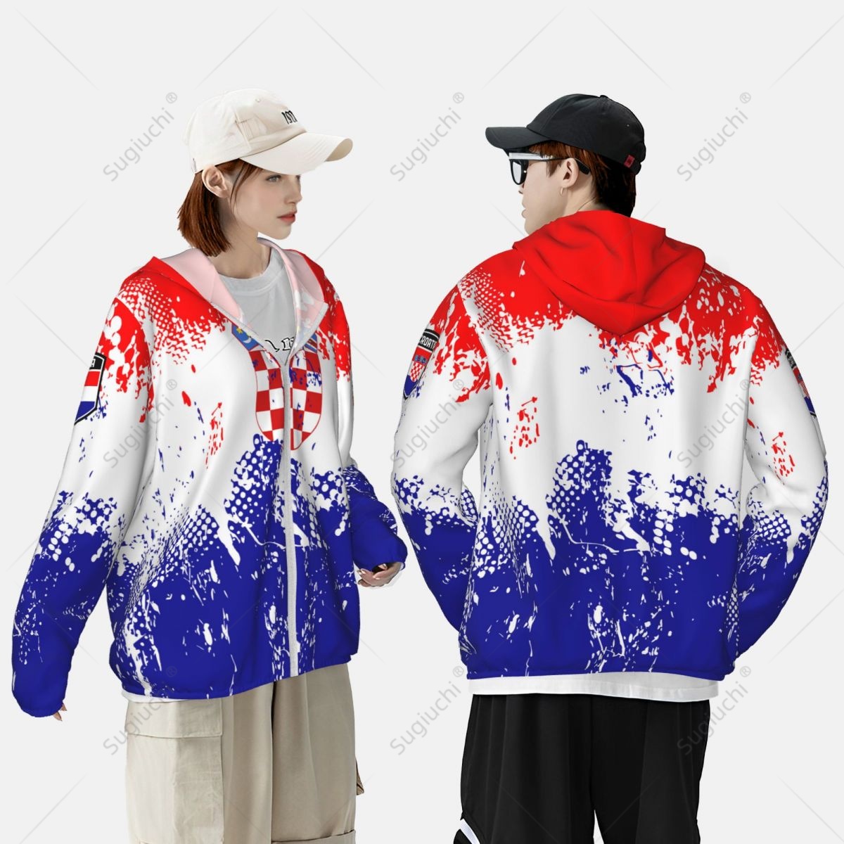 Croatia Flag Sun Protection Ho - Fishing Hoodie incelemesi ve fiyatı