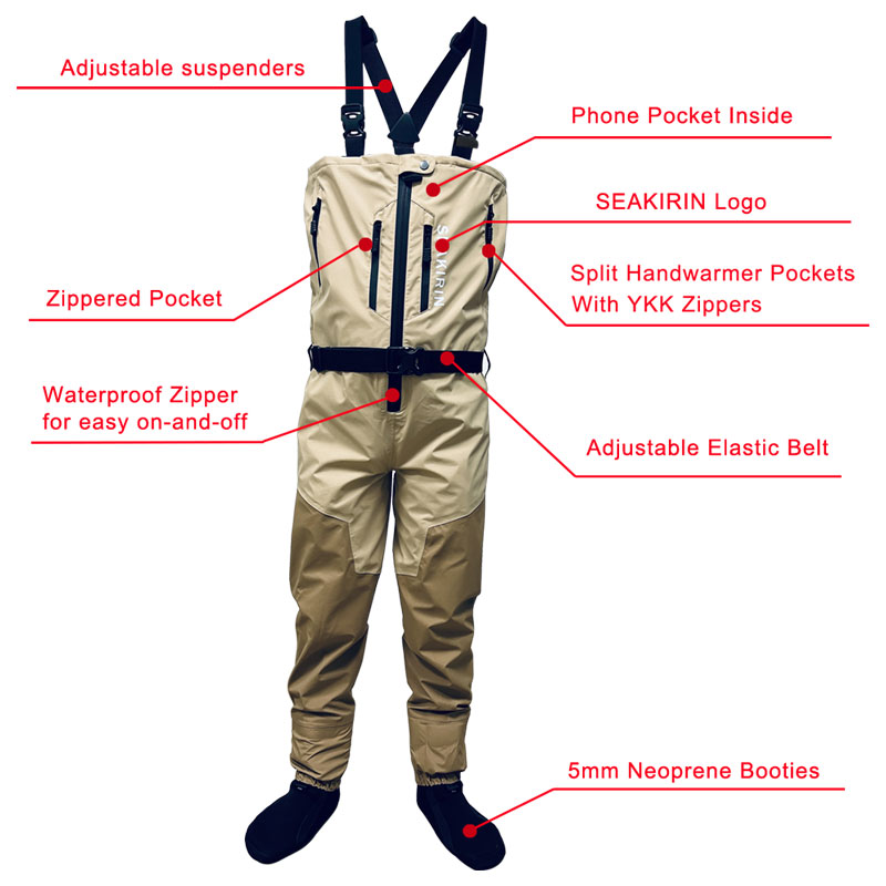 Zip-front Breathable Stout Che - Fishing Waders incelemesi ve fiyatı