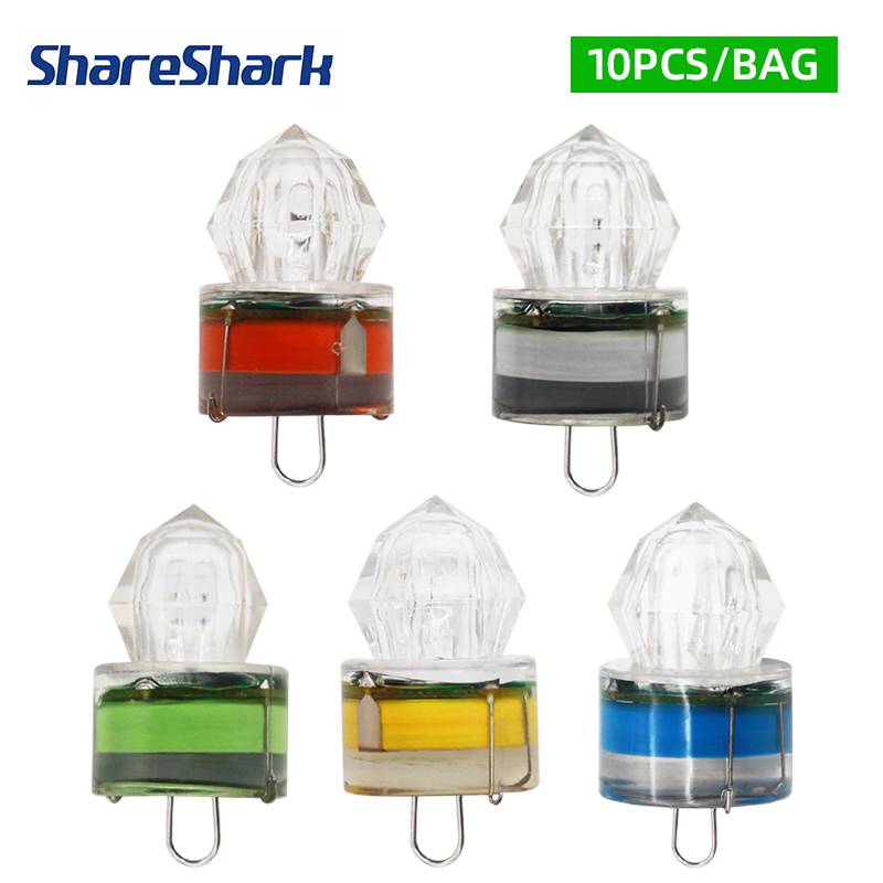 ShareShark 10pcs/bag LED Fishi - Fishing Bag Waterproof incelemesi ve fiyatı