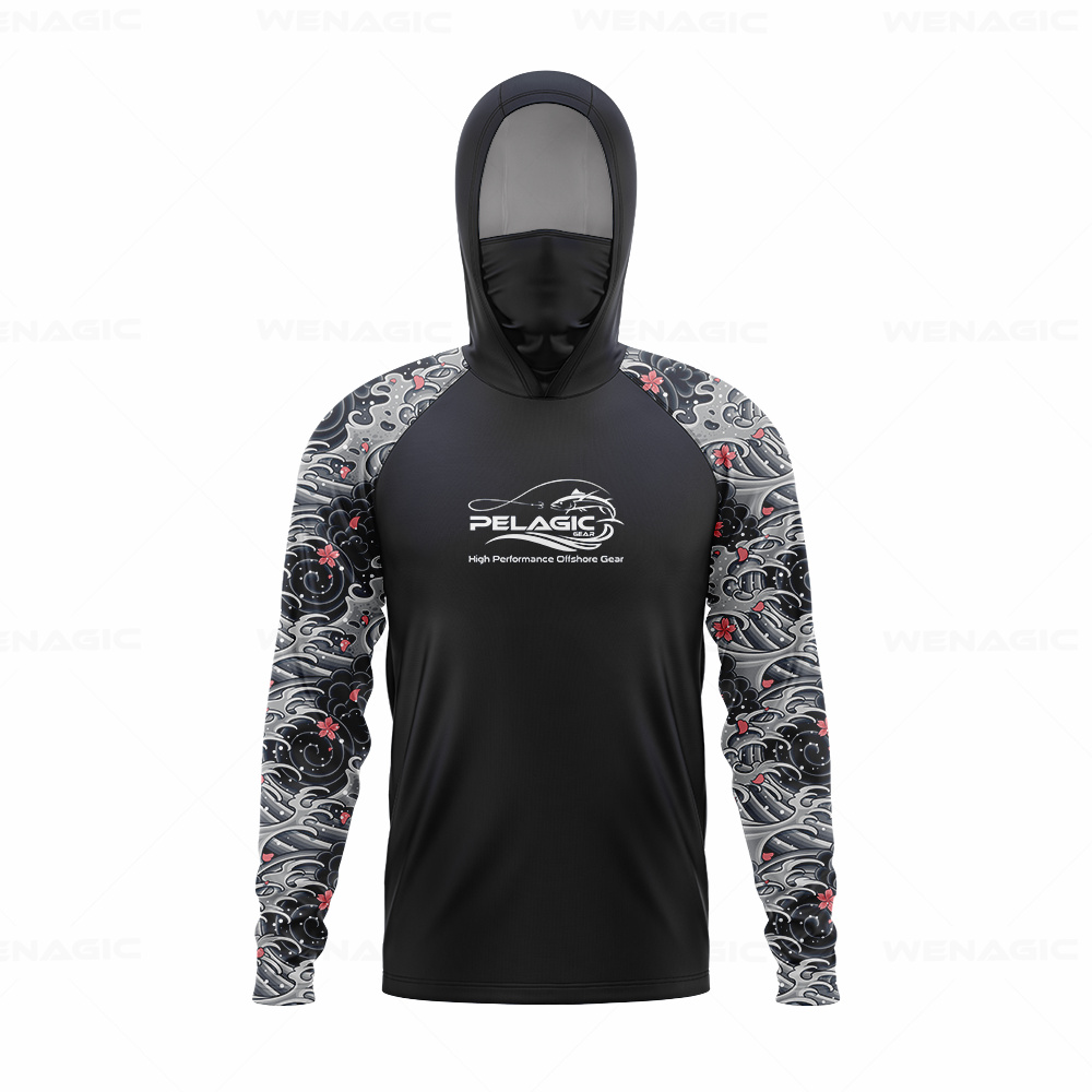 pelagic gear Men Hood Fishing  - Fishing Shirt Uv Protection incelemesi ve fiyatı