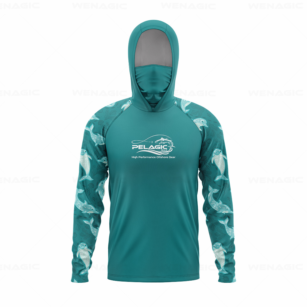 pelagic gear Men Hood Fishing  - Fishing Shirt Uv Protection incelemesi ve fiyatı