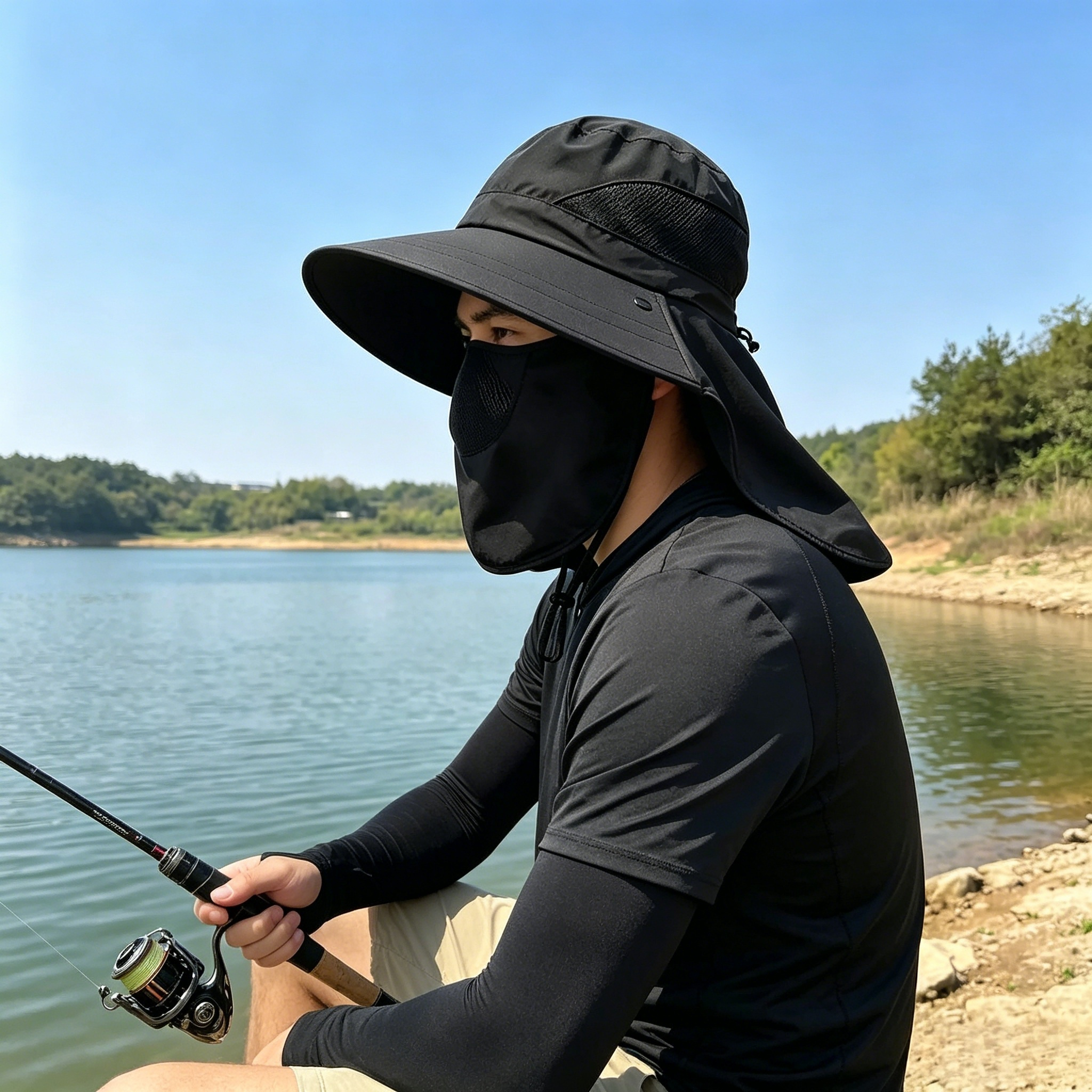 Full Face Neck Coverage Sun Ha - Fishing Hat incelemesi ve fiyatı