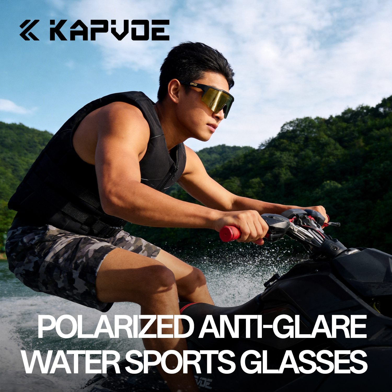 KAPVOE UV400 Anti-glare Surfin - Fishing Sunglasses Polarized incelemesi ve fiyatı
