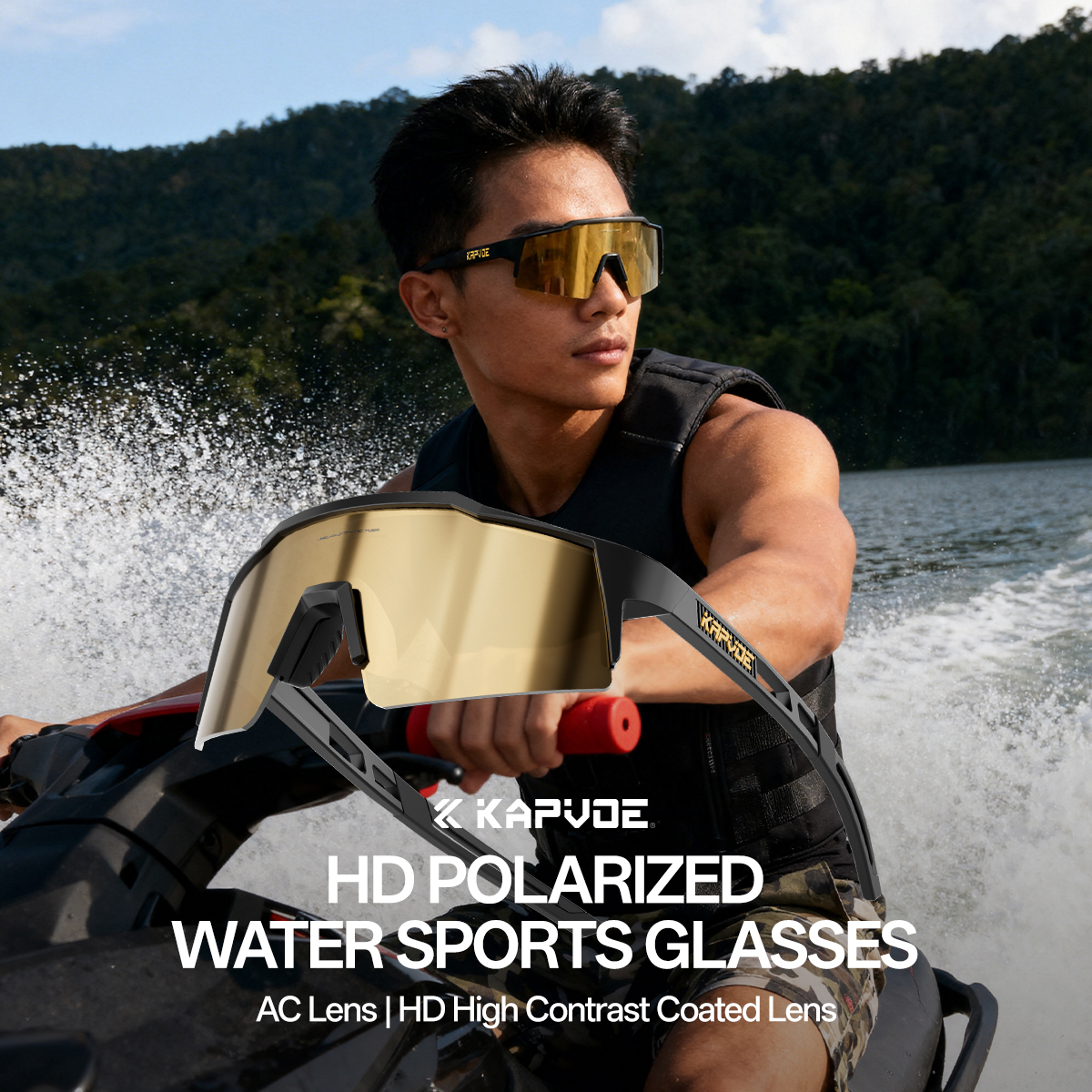 KAPVOE UV400 Anti-glare Surfin - Fishing Sunglasses Polarized incelemesi ve fiyatı