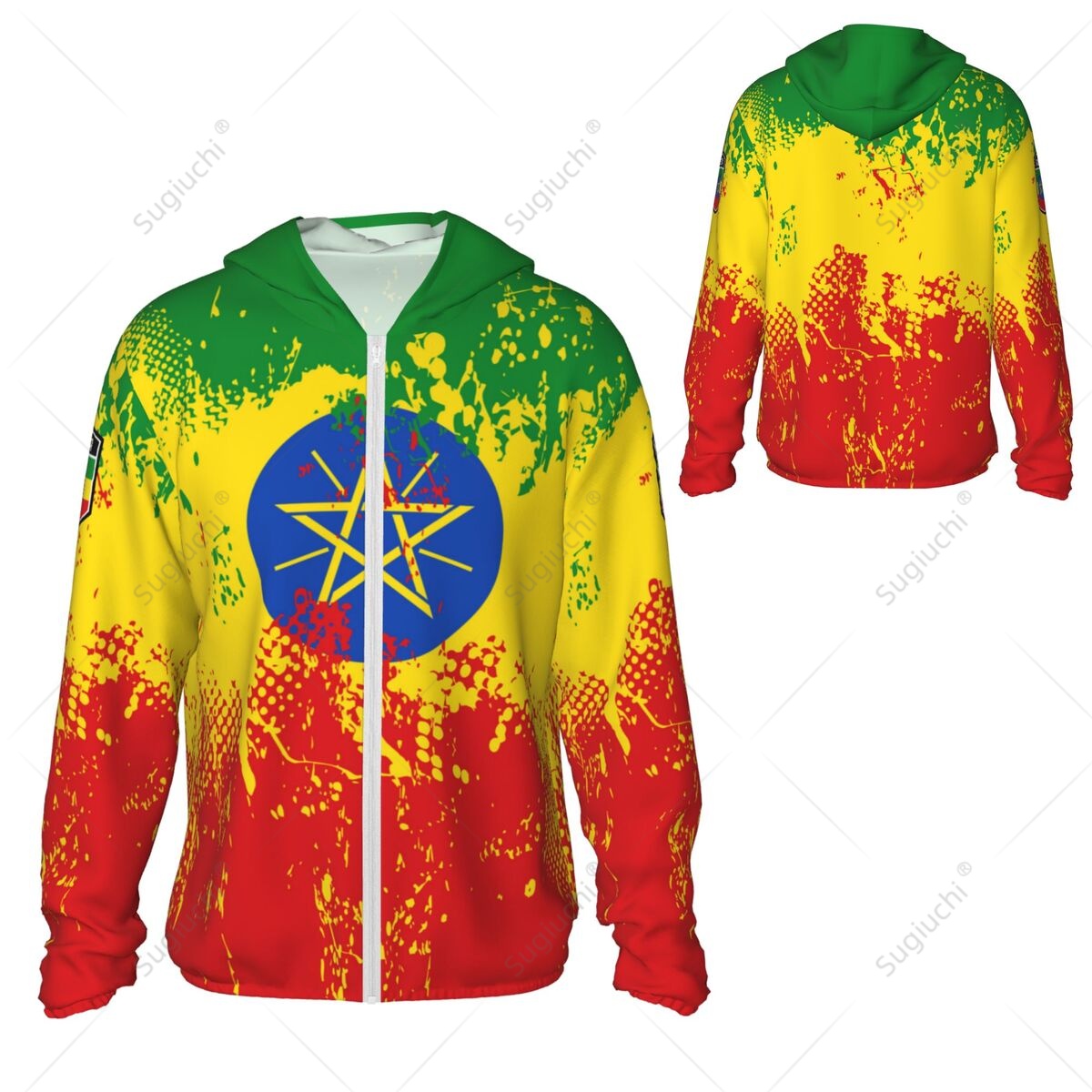 Ethiopia Flag Sun Protection H - Fishing Hoodie incelemesi ve fiyatı