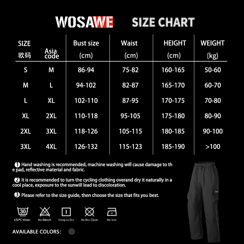 WOSAWE Motorcycle Rain Pants R - Fishing Pants Waterproof incelemesi ve fiyatı