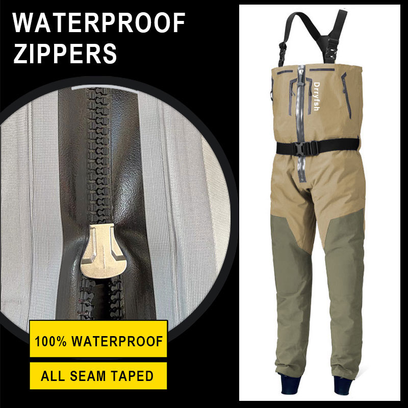 Zippered Waterproof Wader With - Fishing Waders incelemesi ve fiyatı