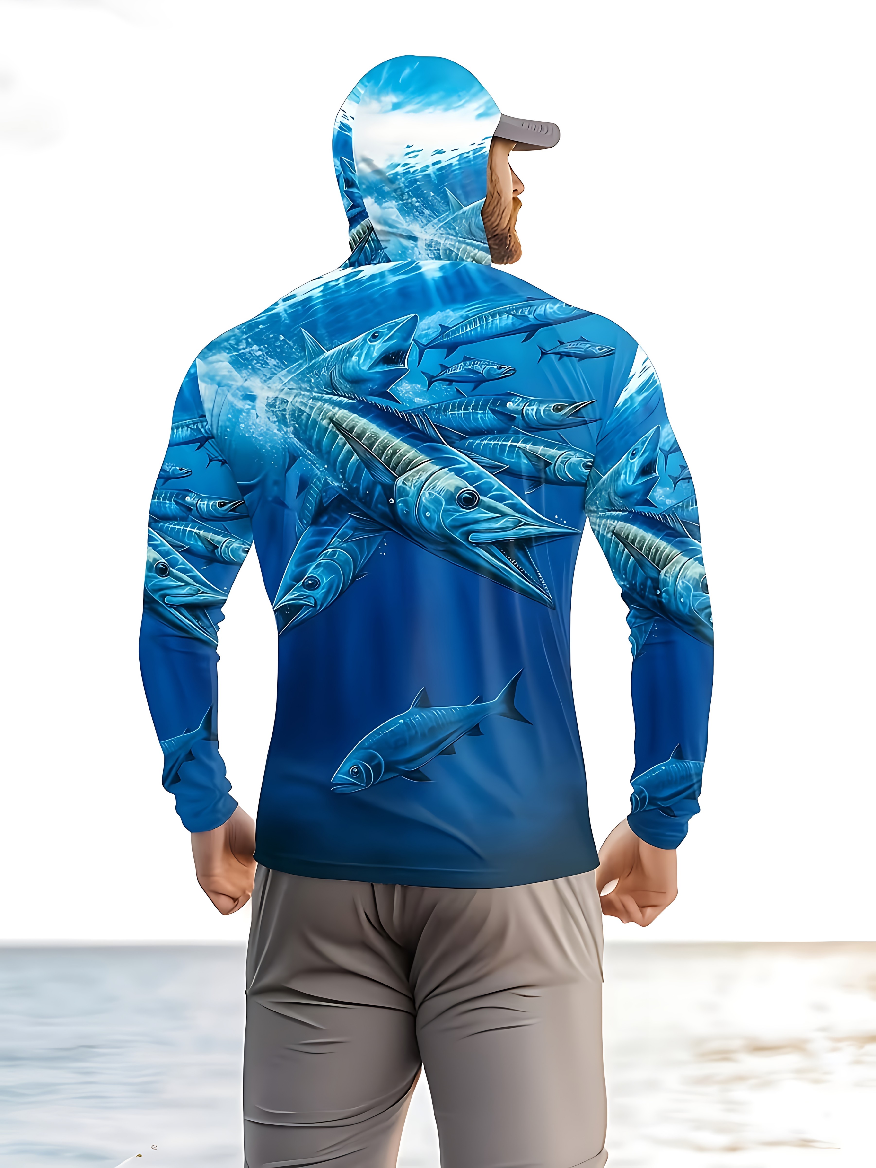 Fishing Shirt Hooded Men Fishi - Fishing Shirt Uv Protection incelemesi ve fiyatı
