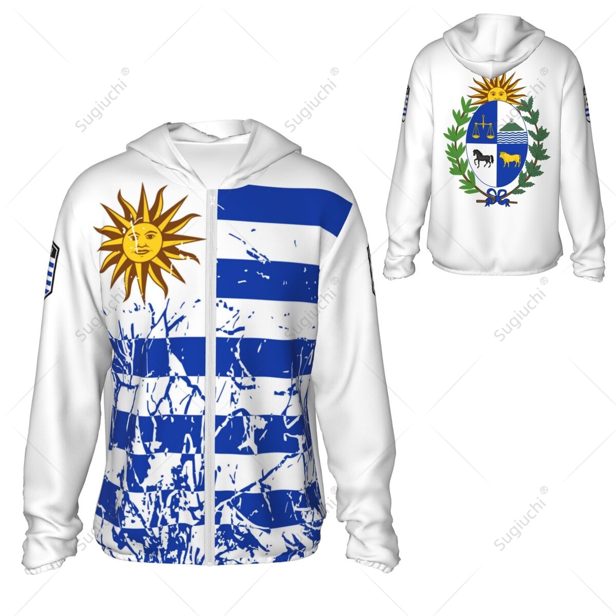 Uruguay Flag Sun Protection Ho - Fishing Hoodie incelemesi ve fiyatı