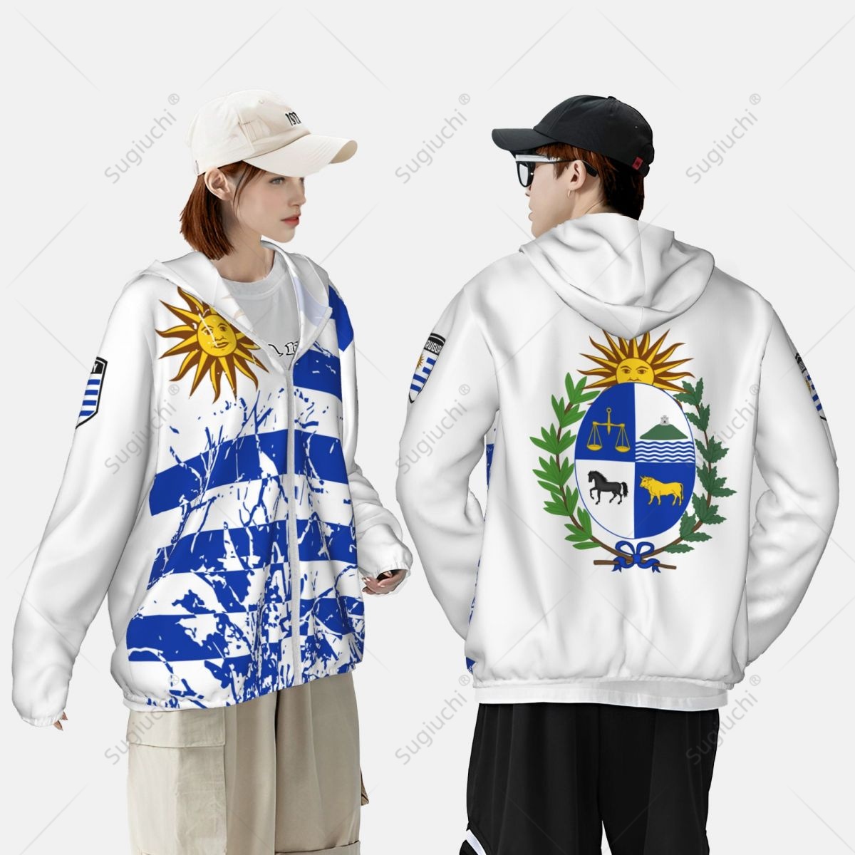 Uruguay Flag Sun Protection Ho - Fishing Hoodie incelemesi ve fiyatı