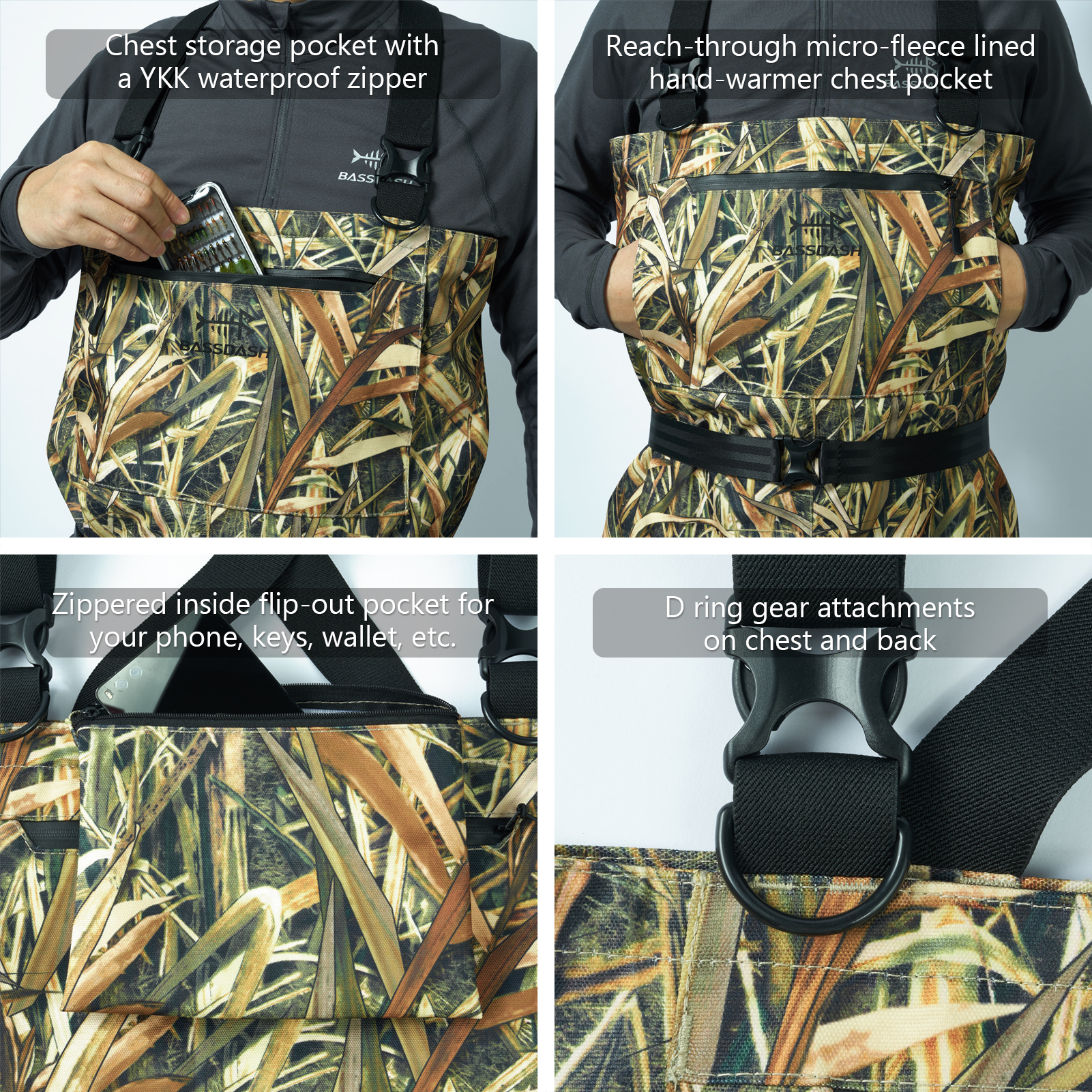 BASSDASH Men Women Boot Foot W - Fishing Waders incelemesi ve fiyatı