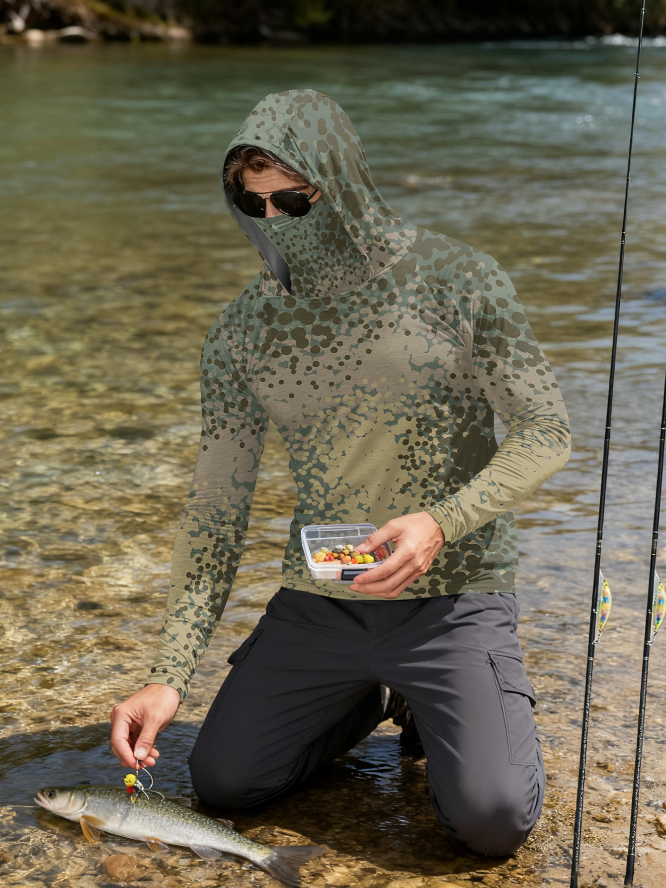 Men's Fishing Hooded Long-Slee - Fishing Hoodie incelemesi ve fiyatı
