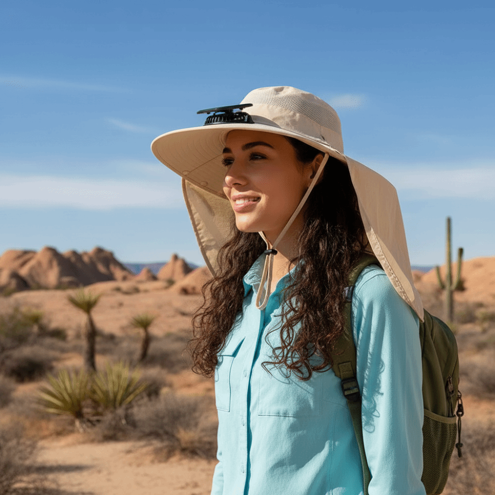 New UPF50+ Solar Fan Hat with  - Fishing Hat incelemesi ve fiyatı
