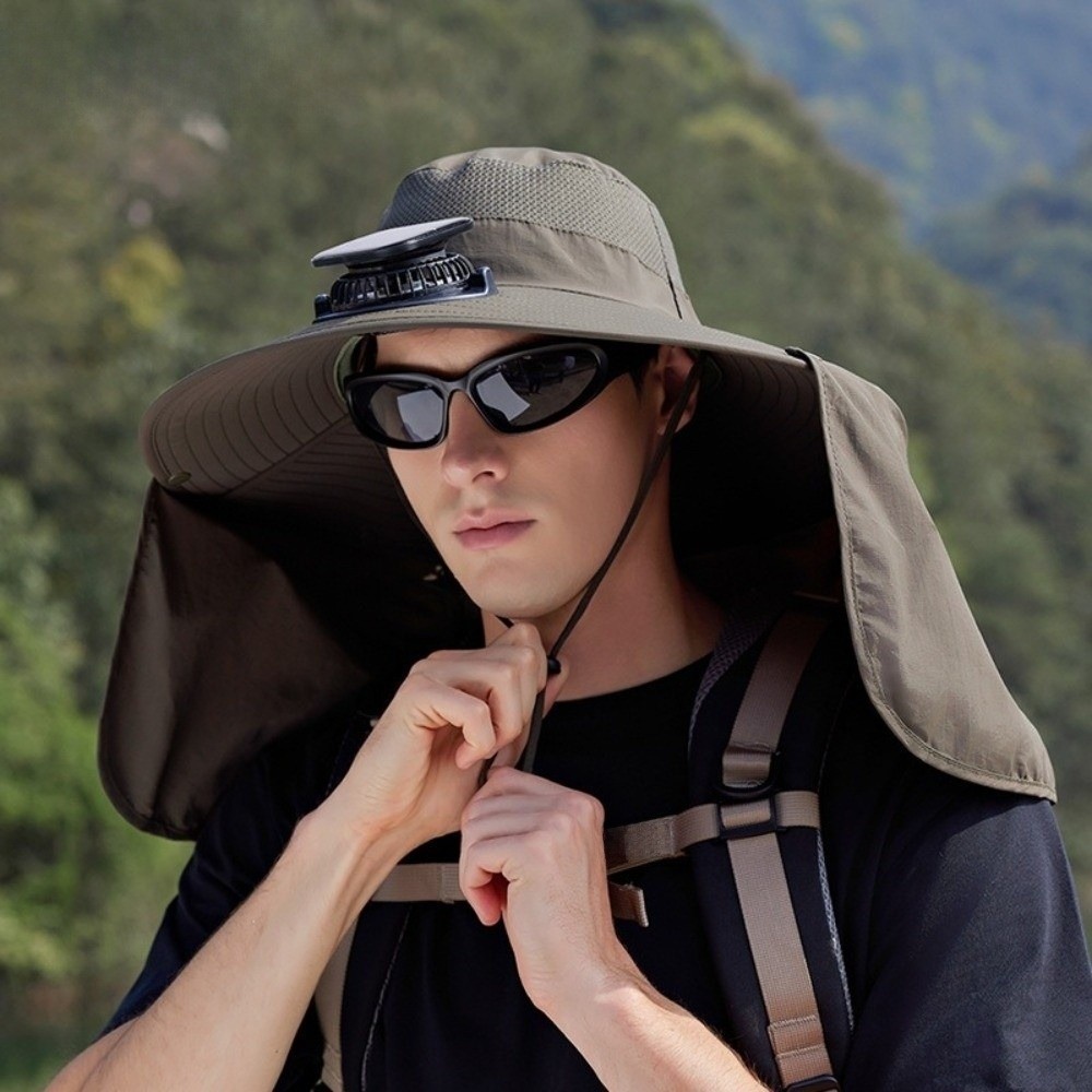 New UPF50+ Solar Fan Hat with  - Fishing Hat incelemesi ve fiyatı