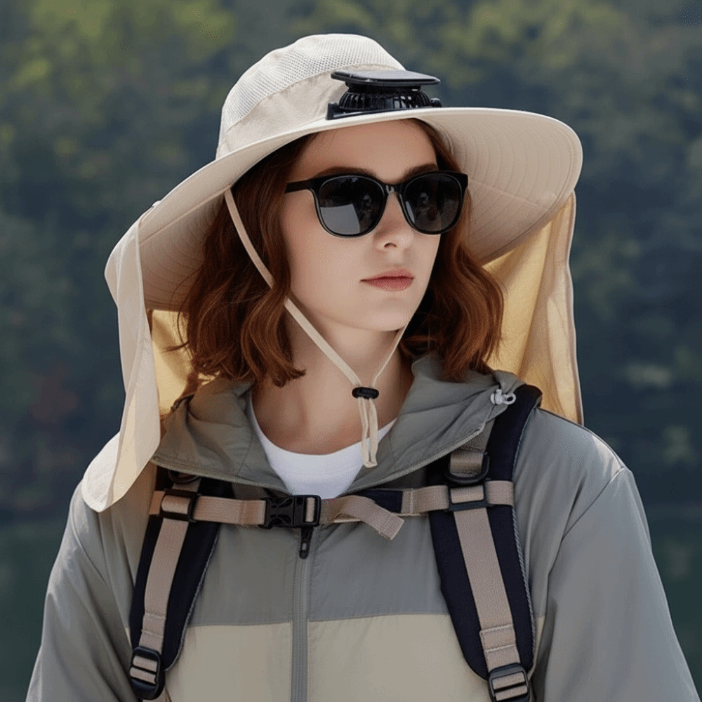New UPF50+ Solar Fan Hat with  - Fishing Hat incelemesi ve fiyatı