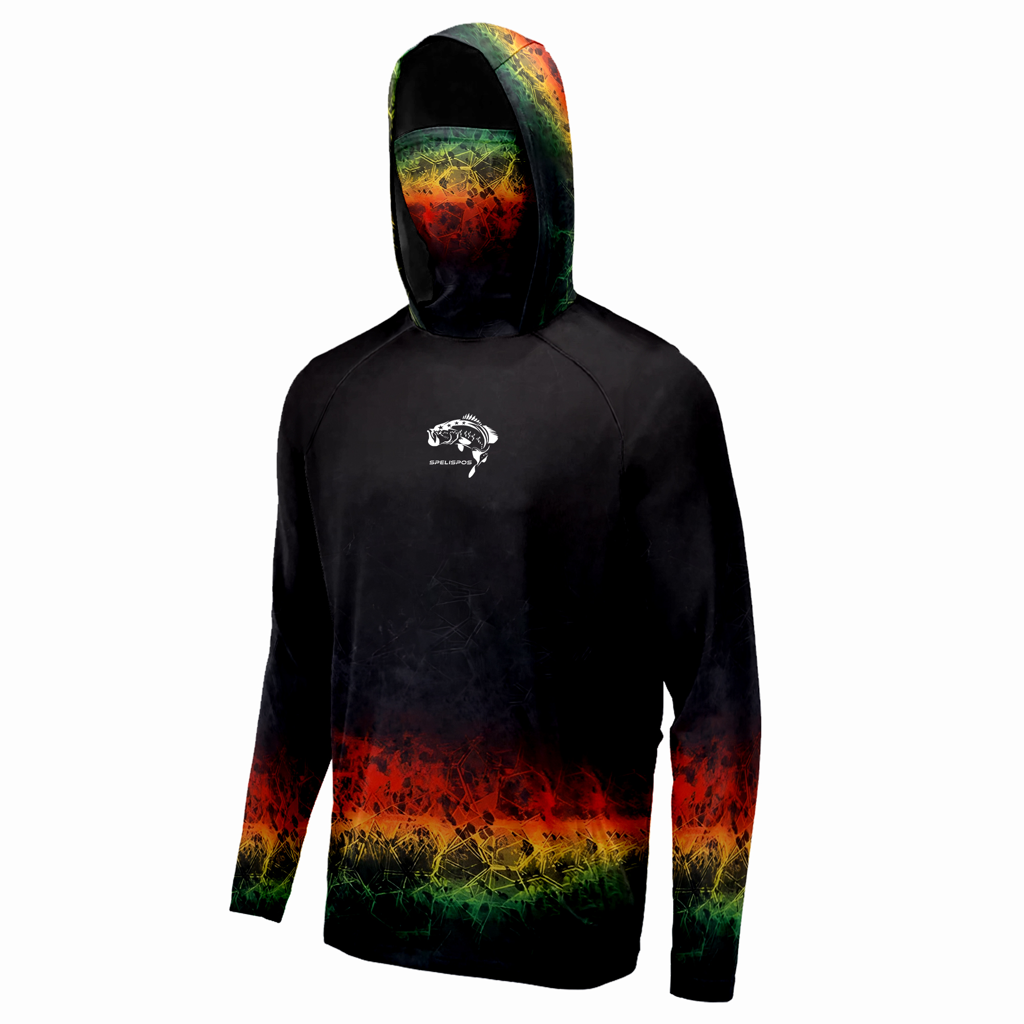 Fishing Shirt Red Hoodie Mask  - Fishing Mask Sun Protection incelemesi ve fiyatı