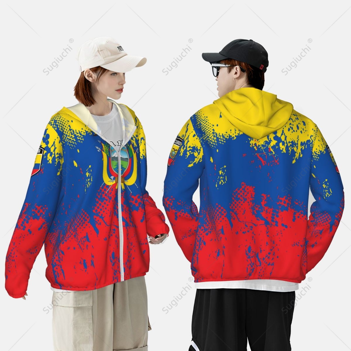 Ecuador Flag Sun Protection Ho - Fishing Hoodie incelemesi ve fiyatı