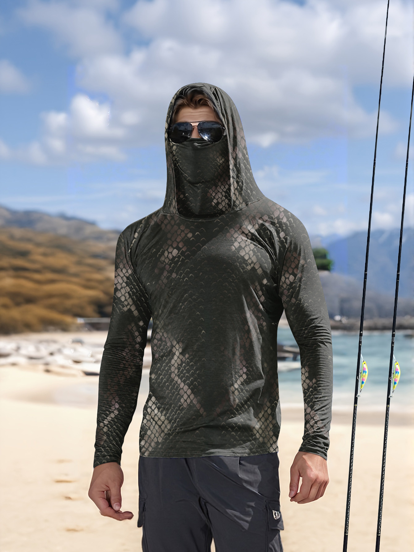 Men's Fishing Hooded Long-Slee - Fishing Hoodie incelemesi ve fiyatı