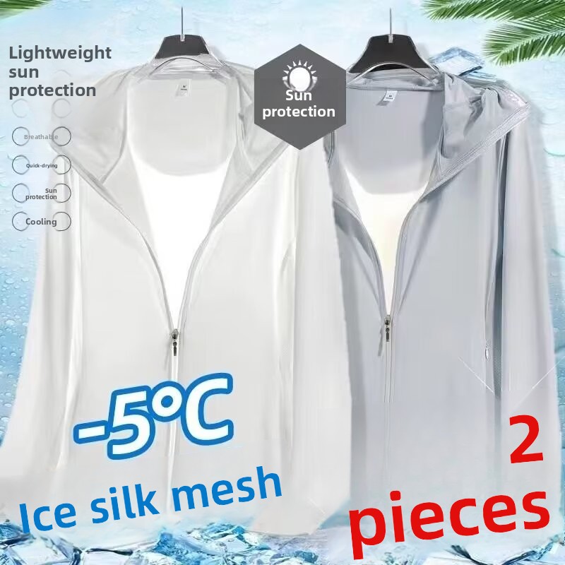 Ice Silk Men's Summer Thin Air - Fishing Shirt Uv Protection incelemesi ve fiyatı