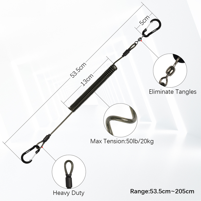 fishing tools Coiled Lanyards  - Fishing Belt incelemesi ve fiyatı