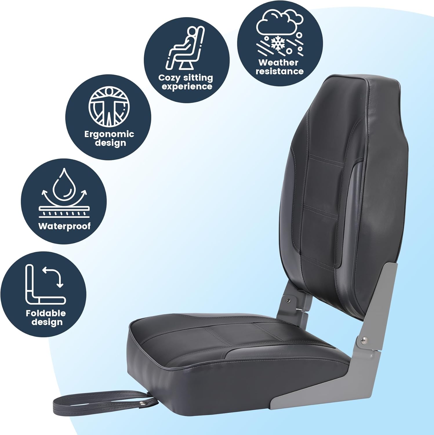 2 Pack Folding Boat Seats, Hig - Fishing Backpack incelemesi ve fiyatı