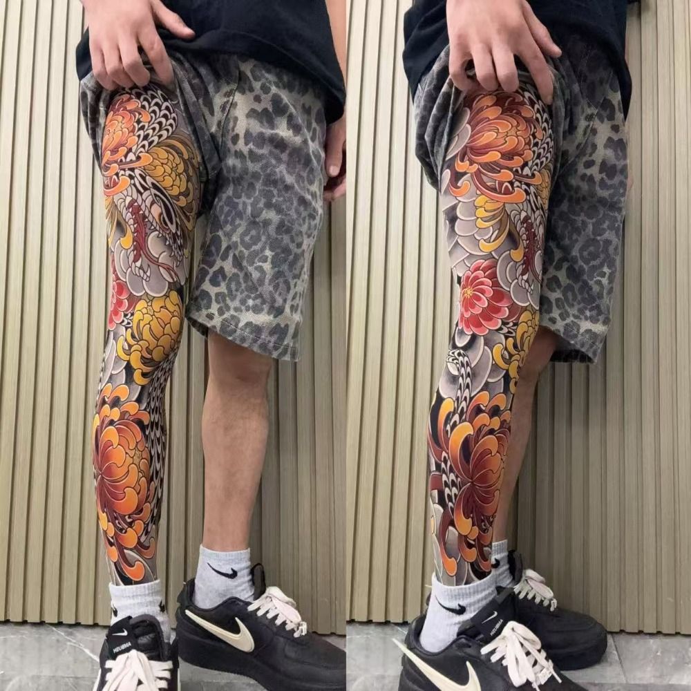 Full Leg Fake Tattoo Socks Pri - Fishing Socks incelemesi ve fiyatı