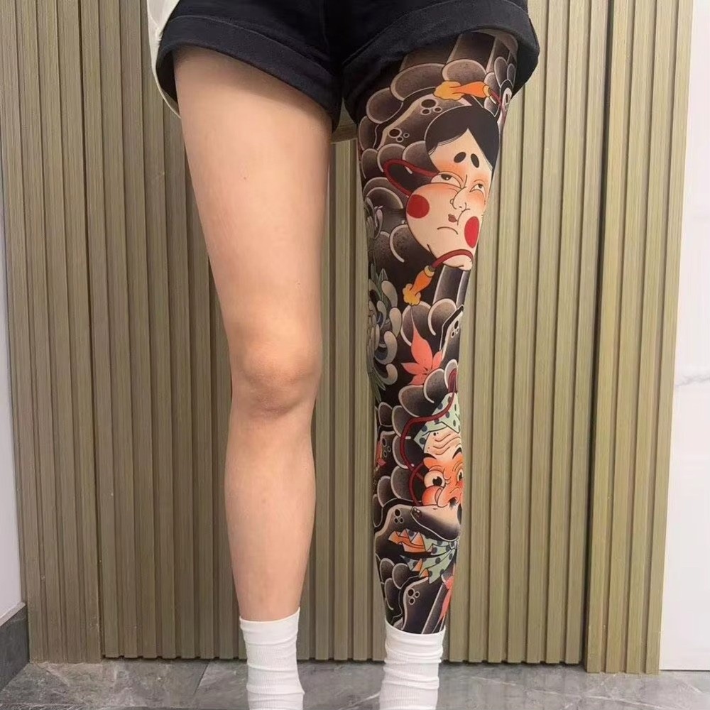 Full Leg Fake Tattoo Socks Pri - Fishing Socks incelemesi ve fiyatı