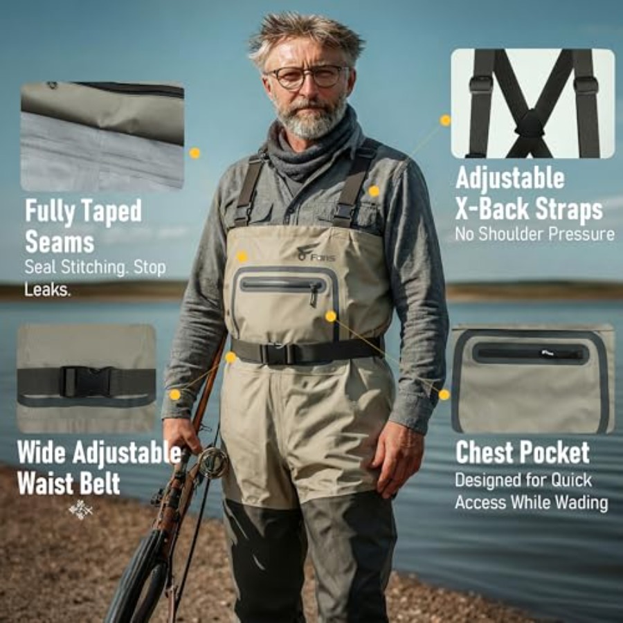 Fishing Chest Waders for Men a - Fishing Waders incelemesi ve fiyatı