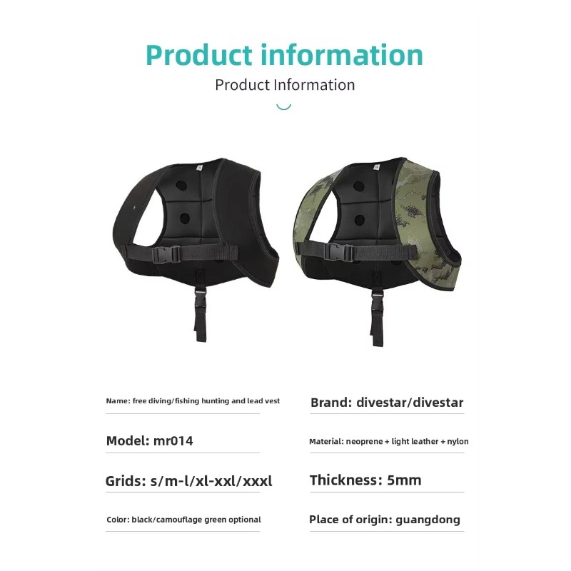 Adjustable Rubber Weight Vest, - Fishing Vest incelemesi ve fiyatı