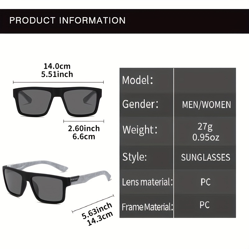 Fashion Travel Square Polarize - Fishing Sunglasses Polarized incelemesi ve fiyatı