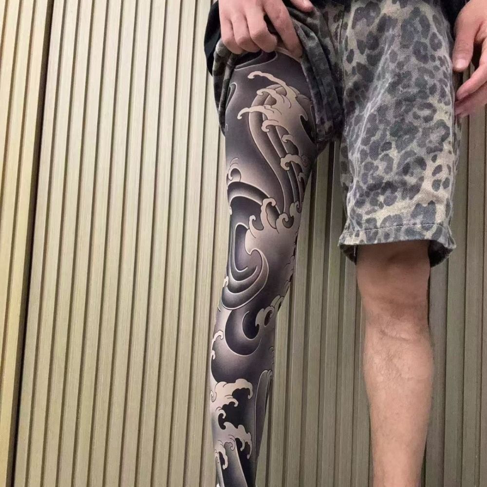 New Full Leg Fake Tattoo Socks - Fishing Socks incelemesi ve fiyatı