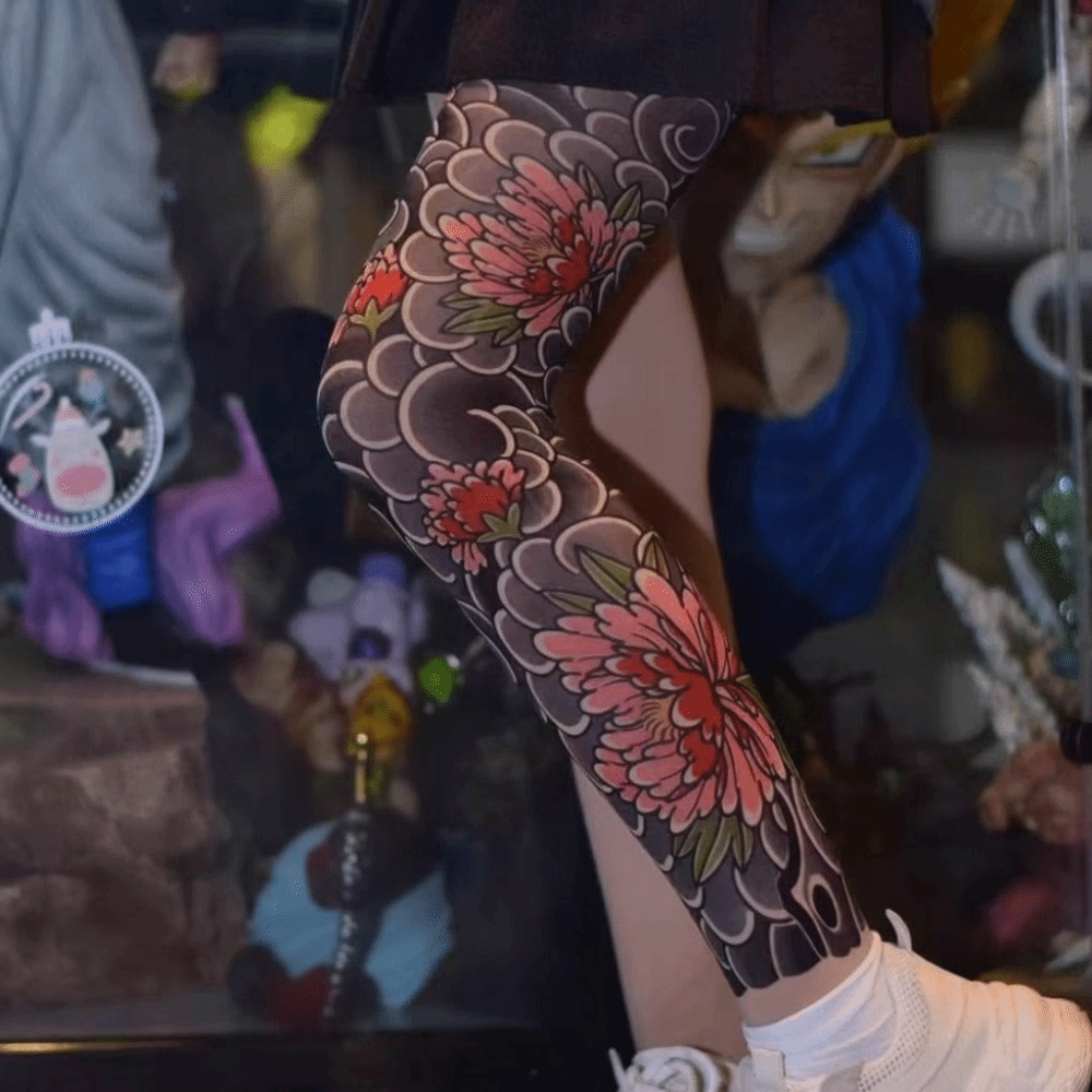 New Full Leg Fake Tattoo Socks - Fishing Socks incelemesi ve fiyatı