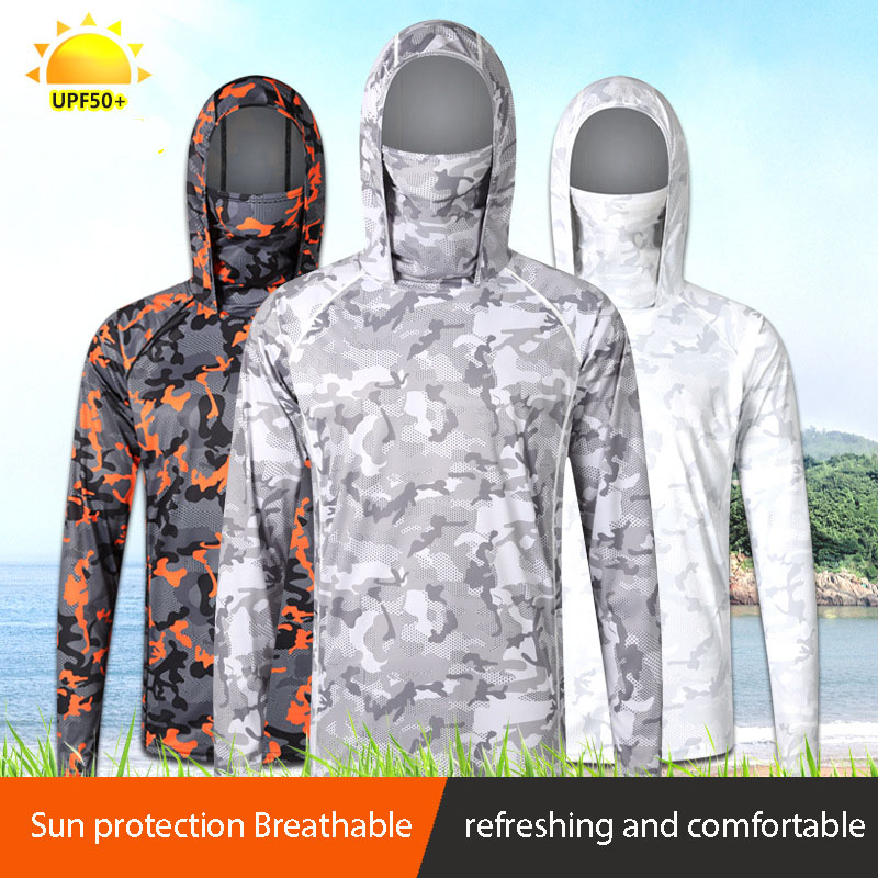 Camouflage Fishing T-shirt wit - Fishing Shirt Uv Protection incelemesi ve fiyatı