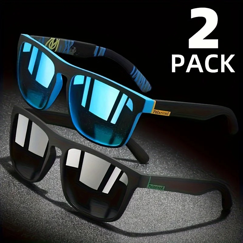 1/2pcs Square Sport Sunglasses - Fishing Sunglasses Polarized incelemesi ve fiyatı