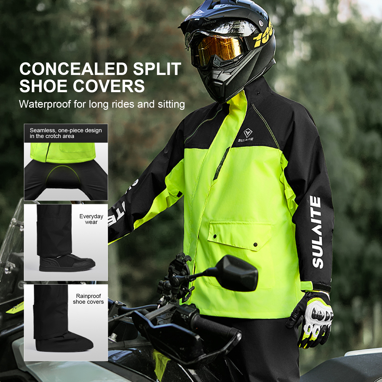 Motorcycle Rain Suit for Men & - Fishing Rain Suit incelemesi ve fiyatı