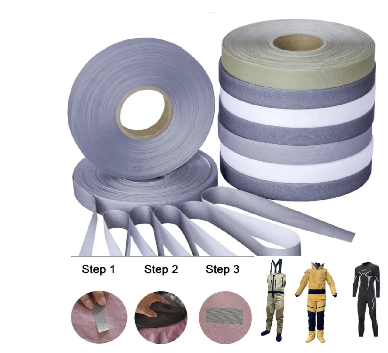 Iron On Seam Sealing Tape T-20 - Fishing Jacket Waterproof incelemesi ve fiyatı