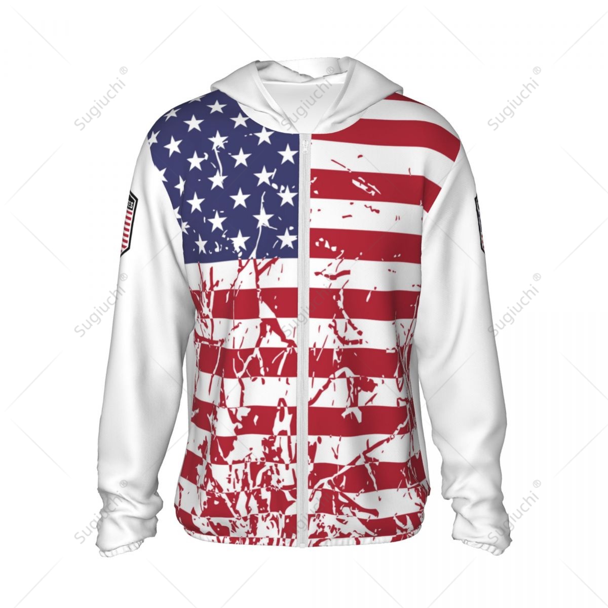 United States Flag Sun Protect - Fishing Hoodie incelemesi ve fiyatı