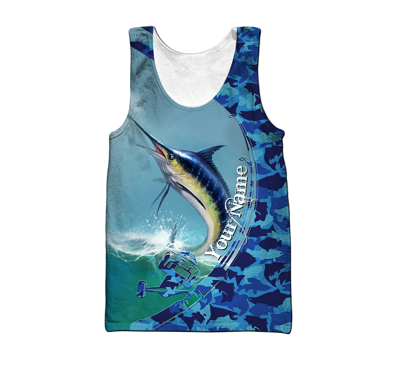 Custom name Mahi mahi fishing  - Fishing Vest incelemesi ve fiyatı