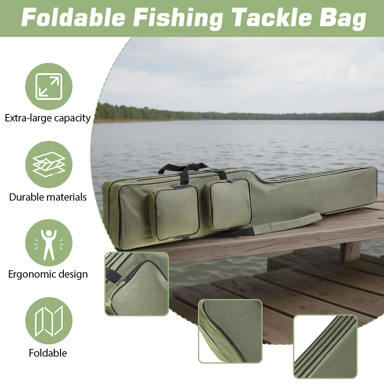 Fishing Rod Bags 150cm Waterpr - Fishing Bag Waterproof incelemesi ve fiyatı