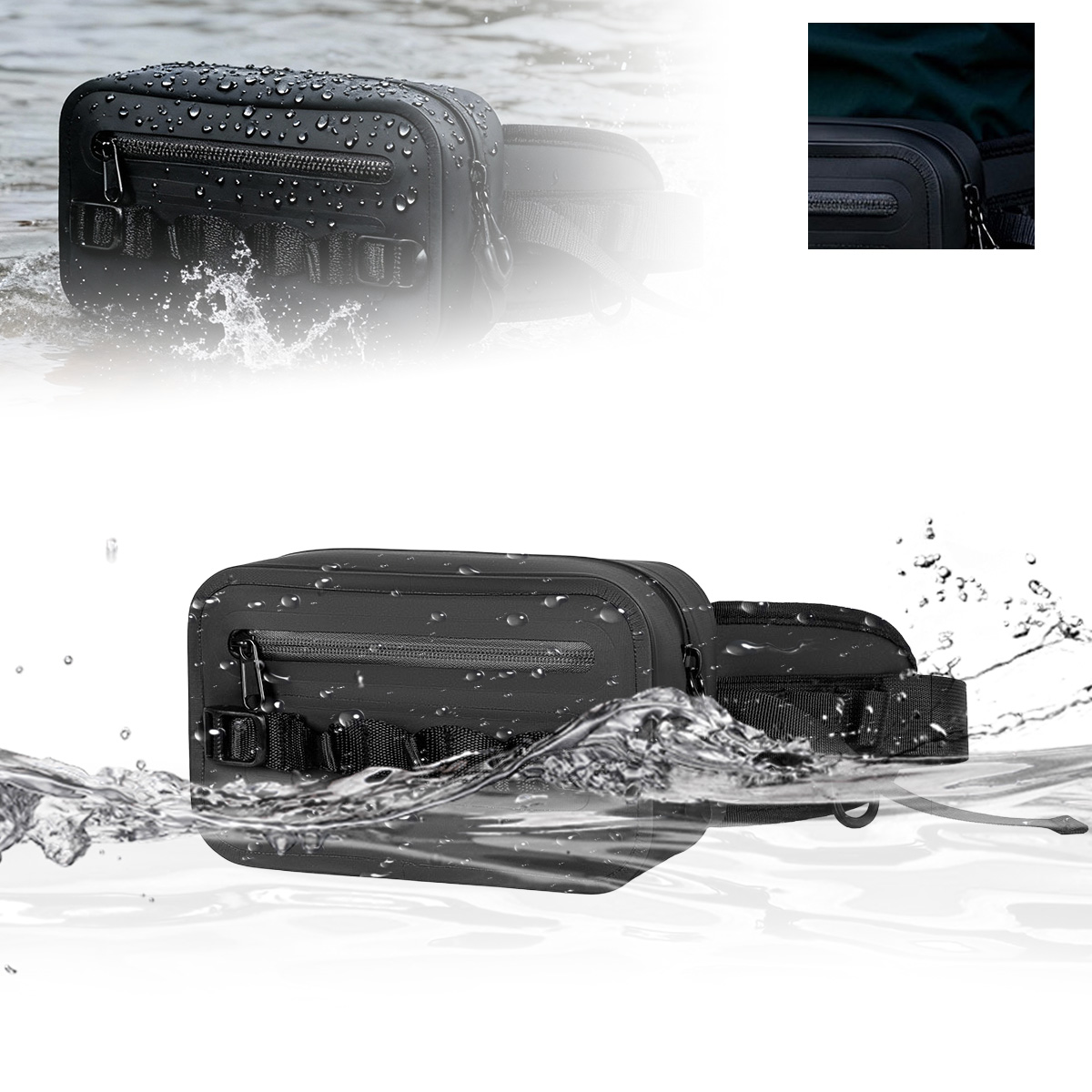 2.1L 840D TPU Waterproof Waist - Fishing Bag Waterproof incelemesi ve fiyatı