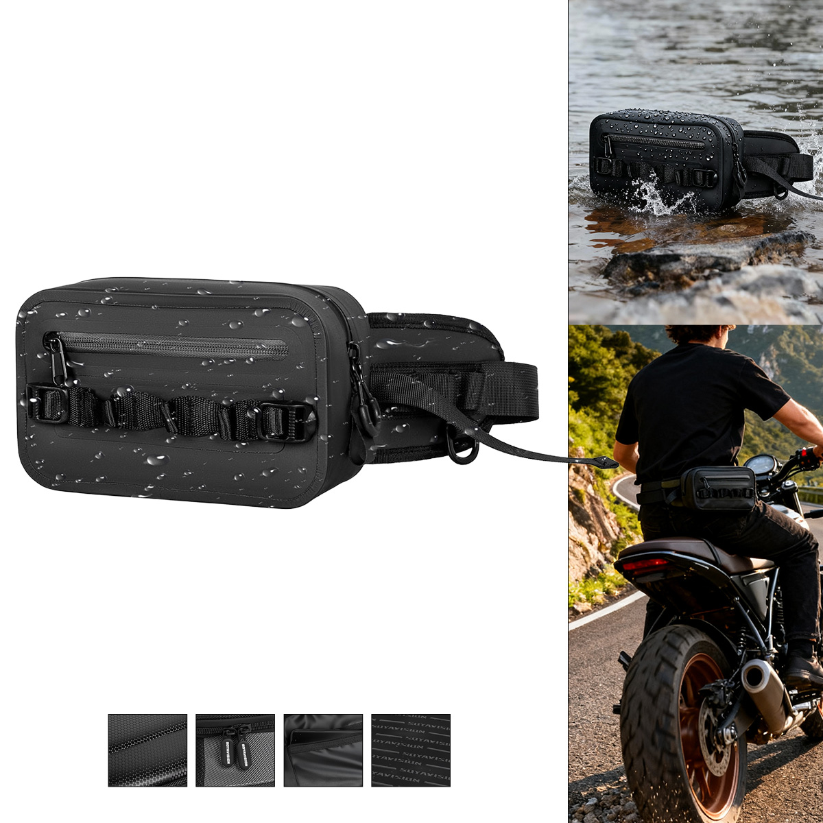 2.1L 840D TPU Waterproof Waist - Fishing Bag Waterproof incelemesi ve fiyatı