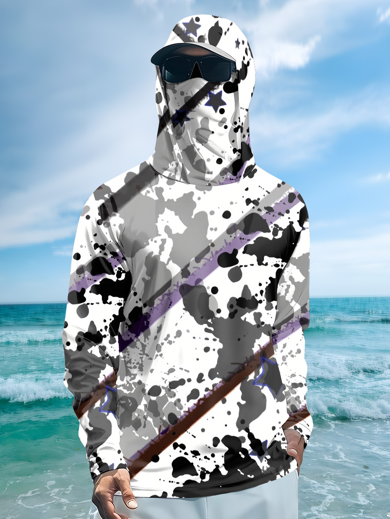 Men Hood Fishing Shirt long sl - Fishing Shirt Uv Protection incelemesi ve fiyatı