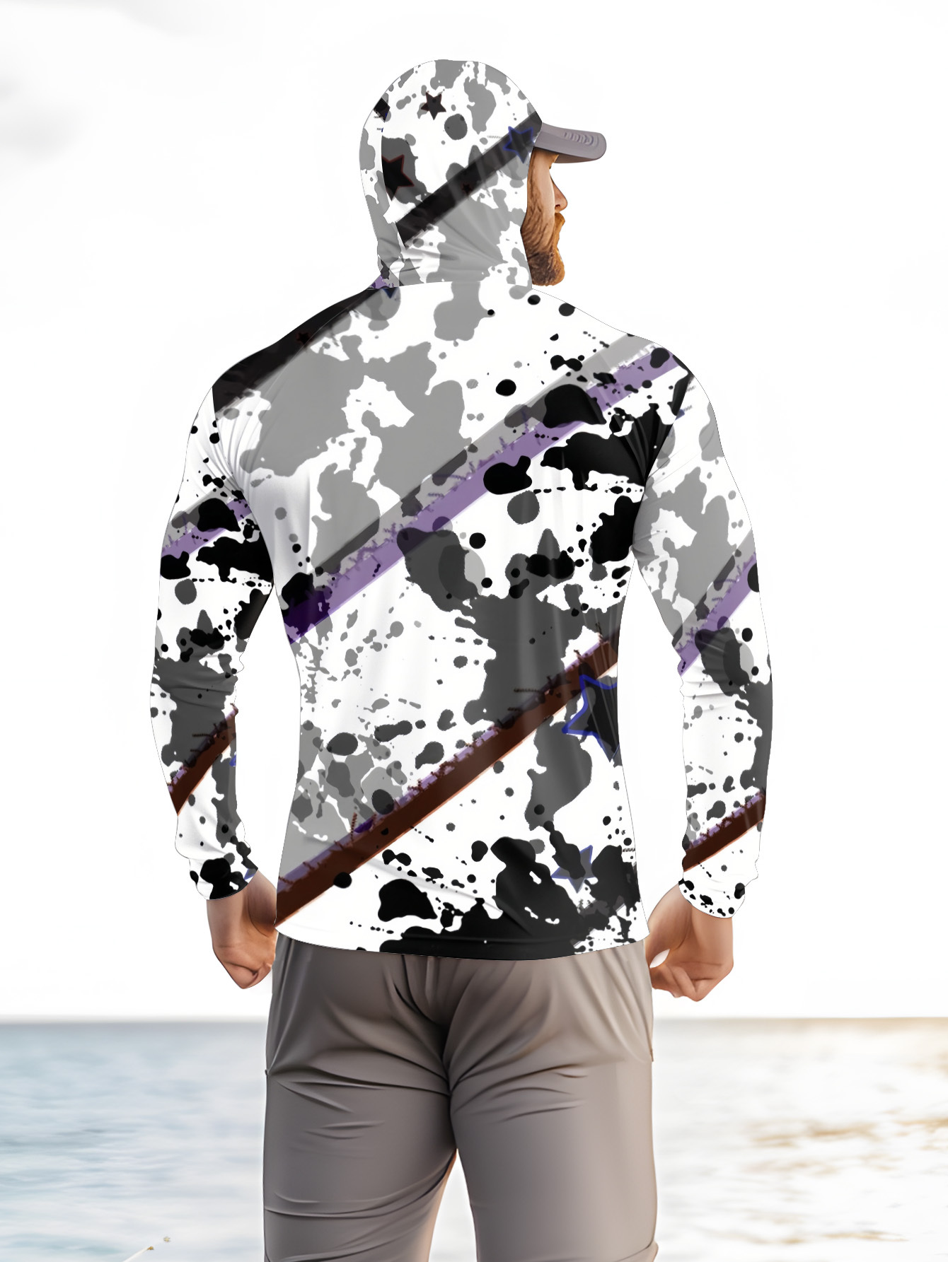 Men Hood Fishing Shirt long sl - Fishing Shirt Uv Protection incelemesi ve fiyatı